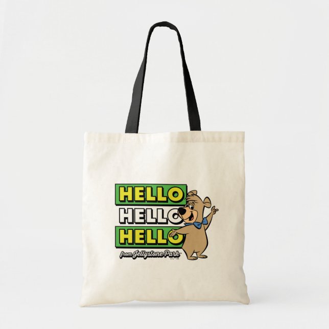 Bolso De Tela Boo-Boo Bear Hola Hola Desde Jellystone (Frente)