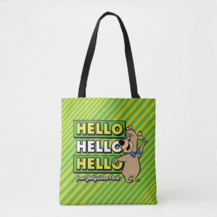 Bolso De Tela Boo-Boo Bear Hola Hola Desde Jellystone