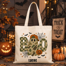 Boo Camo Fantasma Halloween Personalizado