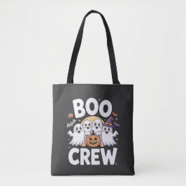 Bolso De Tela Boo Crew Fantasmas Calabaza Espeluznante Halloween