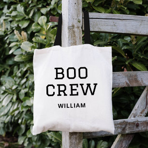 Bolso De Tela Boo Crew Monogrammed Halloween