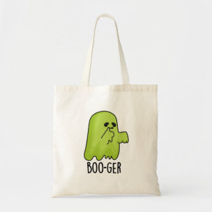 Bolso De Tela Boo ger Gracioso Booger de Halloween Ghost Pun