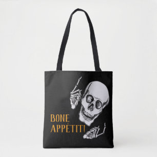 Bolso De Tela Boo Happy Halloween Funny Skull bromeando