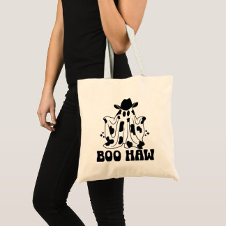 Bolso De Tela Boo Haw Chica Vaca Fantasma Halloween