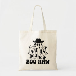 Bolso De Tela Boo Haw Chica Vaca Fantasma Halloween