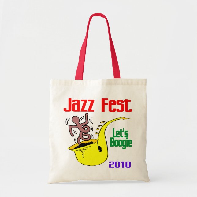 Bolso De Tela Boogie en el Festival de Jazz (Frente)