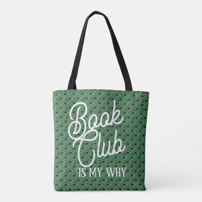 Bolso De Tela Book club is my why (Reverso)