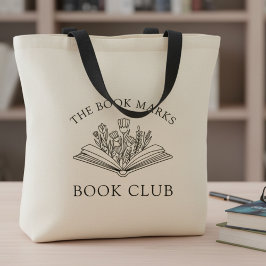 Bolso De Tela Book Club Personalized Member's Gift