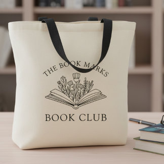 Bolso De Tela Book Club Personalized Member's Gift
