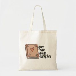 Bolso De Tela Book Tote Bag, Geschenkidee, Just one more chapter