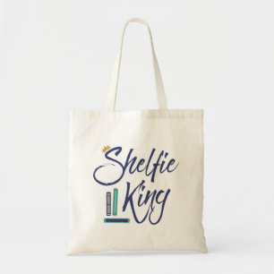 Bolso De Tela Booklover Shelfie King