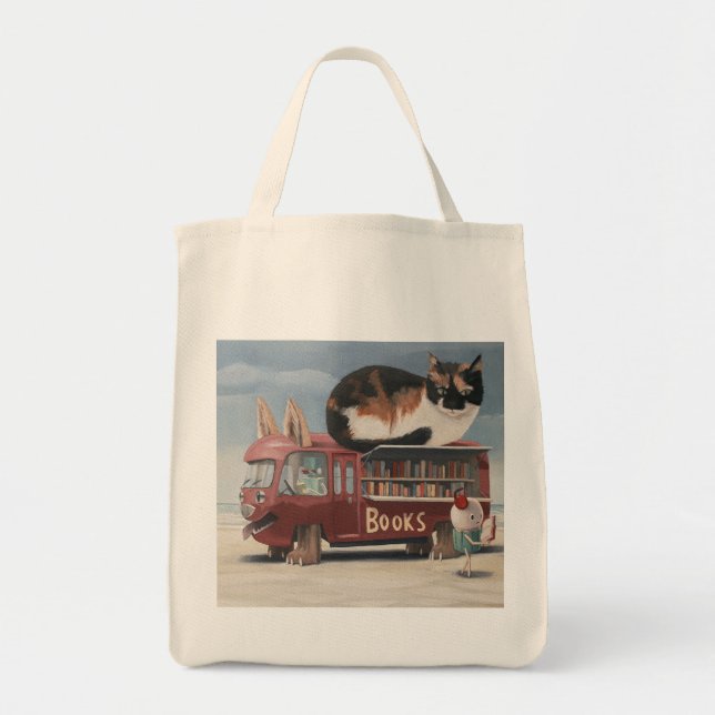 Bolso De Tela Bookmobile (Frente)