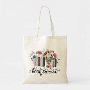 Bolso De Tela Booktrovert Wildflowers Tote Bag