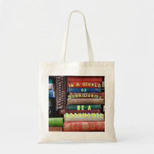 Bolso De Tela Bookworm Bookmimic