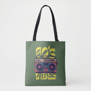 Bolso De Tela Boombox vibe vintage de los 90