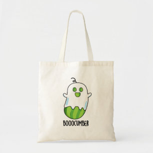Bolso De Tela Booocumber Funny Ghost Cucumber Pun