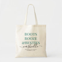 Boots Booze Bestis viaje de Verde azulados Chicas 
