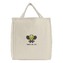 Chaquetas de tenis y bolas con bordado