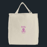 Bolso De Tela Bordado Novia - 2009 - con sus iniciales<br><div class="desc"></div>