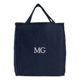 Bolso De Tela Bordado Refined Elegant Custom Monogram