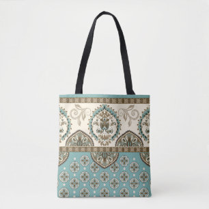 Bolso De Tela Borde de estilo étnico-marroquí decorativo