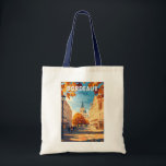 Bolso De Tela Bordeaux France Viñage Viaje Arte Vintage<br><div class="desc">Diseño de viaje vectorial retro de burdeos. Burdeos,  centro de la famosa región vinícola,  es una ciudad portuaria situada en el río Garonne,  al suroeste de Francia.</div>