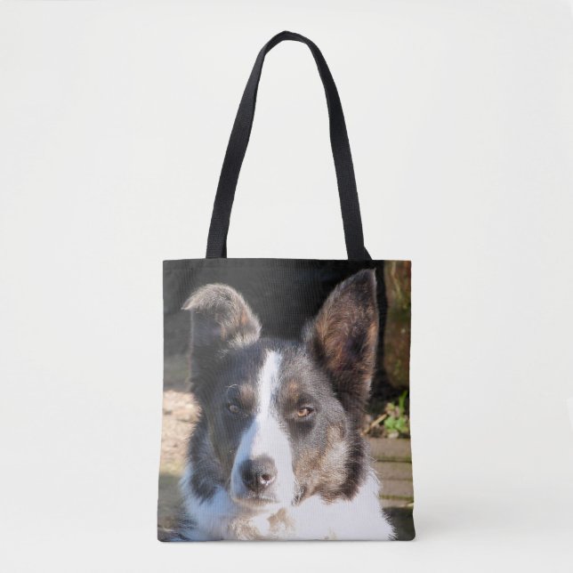 BOLSO DE TELA BORDER COLLIE (Anverso)