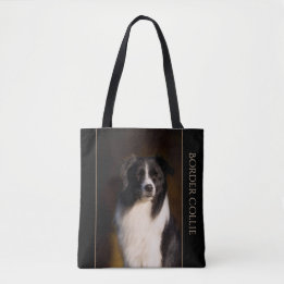 Bolso De Tela Border collie