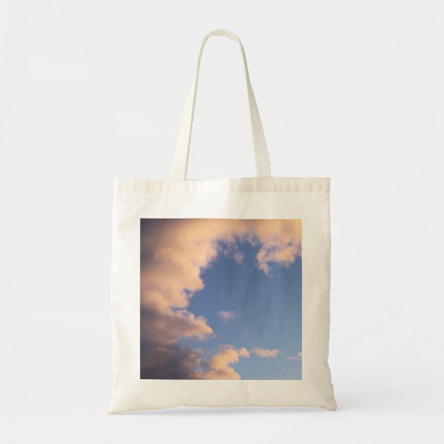 Bolso De Tela Bordes tormentosos - nubes (Frente)