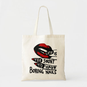 Bolso De Tela Boring Nails