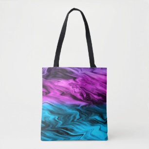 Bolso De Tela Borroso fondo de moda Crimson y azul