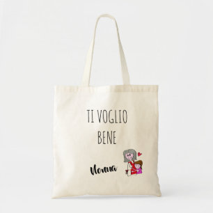 Bolso De Tela Borsa Ti voglio bene Nonna - Femminuccia Tote Bag