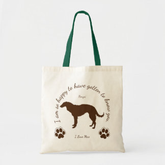 Bolso De Tela Borzoi Original bag for you and your dog トートバッグ