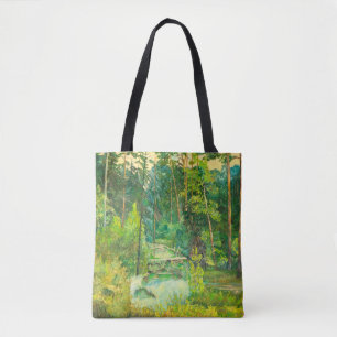 Bolso De Tela Bosque