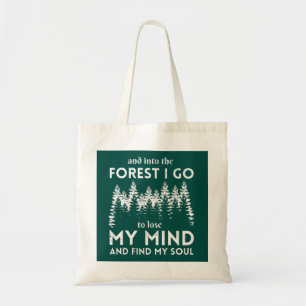 Bolso De Tela Bosque