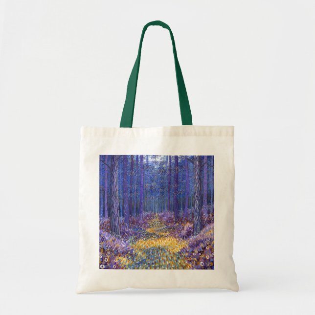 Bolso De Tela Bosque azul 2 2012 (Frente)