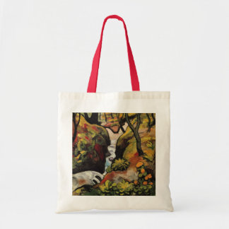 Bolso De Tela Bosque Brook por August Macke Expresionismo Vintag