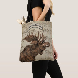 Bolso De Tela Bosque de animales Moose Musical