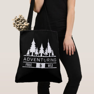 Bolso De Tela Bosque de aventuras Diseño de naturaleza libre y s
