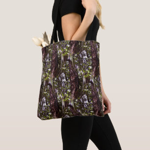Bolso De Tela Bosque de Dogwoods......
