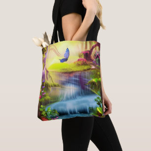 Bolso De Tela Bosque de fantasía