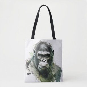 Bolso De Tela Bosque de fauna silvestre con pinturas de animales