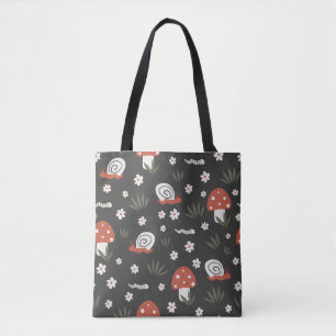 Bolso De Tela Bosque de Sendero de Caracol