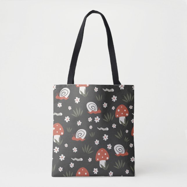 Bolso De Tela Bosque de Sendero de Caracol (Anverso)