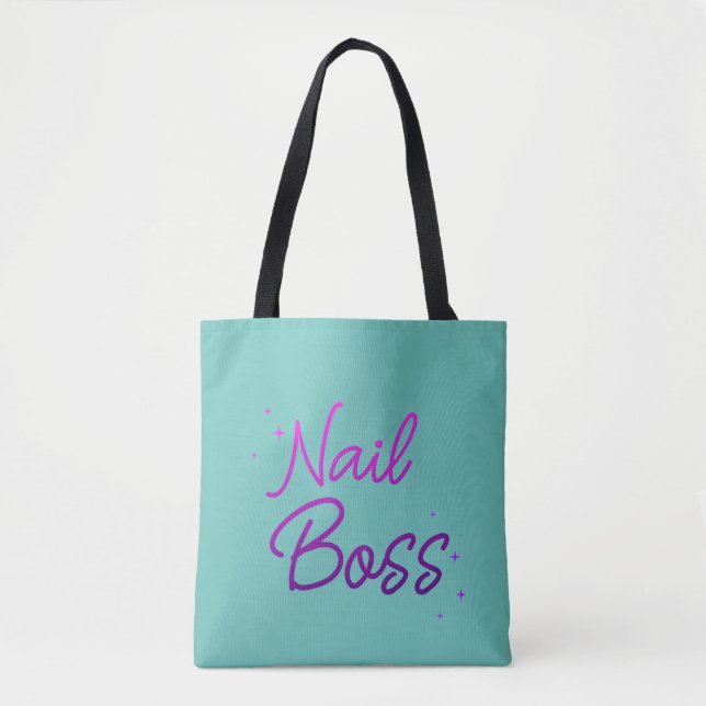 Bolso De Tela Bosque de uñas (Anverso)