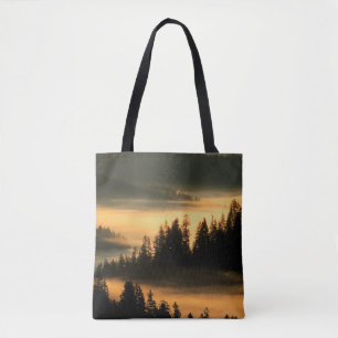 Bolso De Tela Bosque del Estado de Suislaw en el amanecer