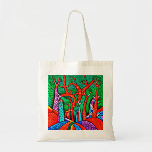 Bolso De Tela Bosque en las colinas