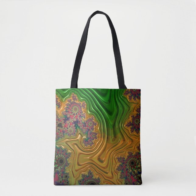 Bolso De Tela Bosque fractal (Anverso)