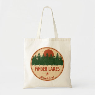Bolso De Tela Bosque nacional de los lagos de dedo