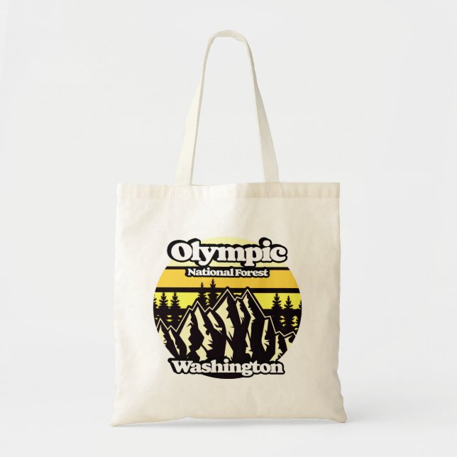 Bolso De Tela Bosque Nacional Olímpico, Washington (Frente)